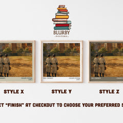 The Chosen literary print framed by window – literary home decor
