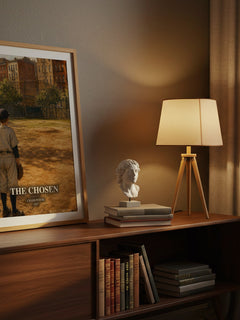 The Chosen watercolour print on bookshelf – Chaim Potok fan gift