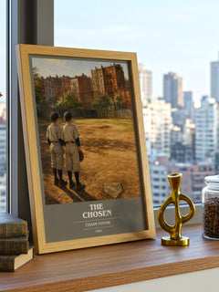 The Chosen book cover poster colour and style options – Chaim Potok book art