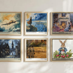 The Chosen literary print in frame leaning in hallway – coming of age wall art