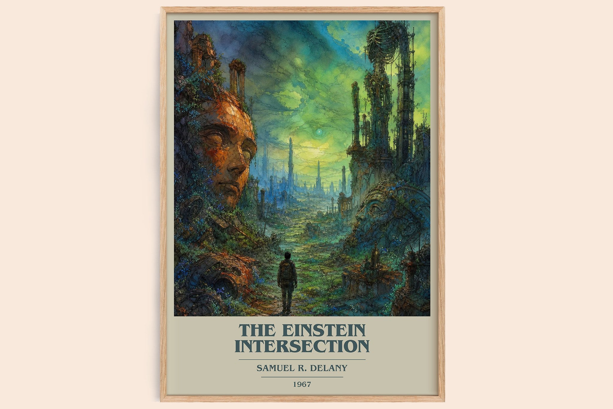 The Einstein Intersection Book Cover Poster by Samuel R. Delany