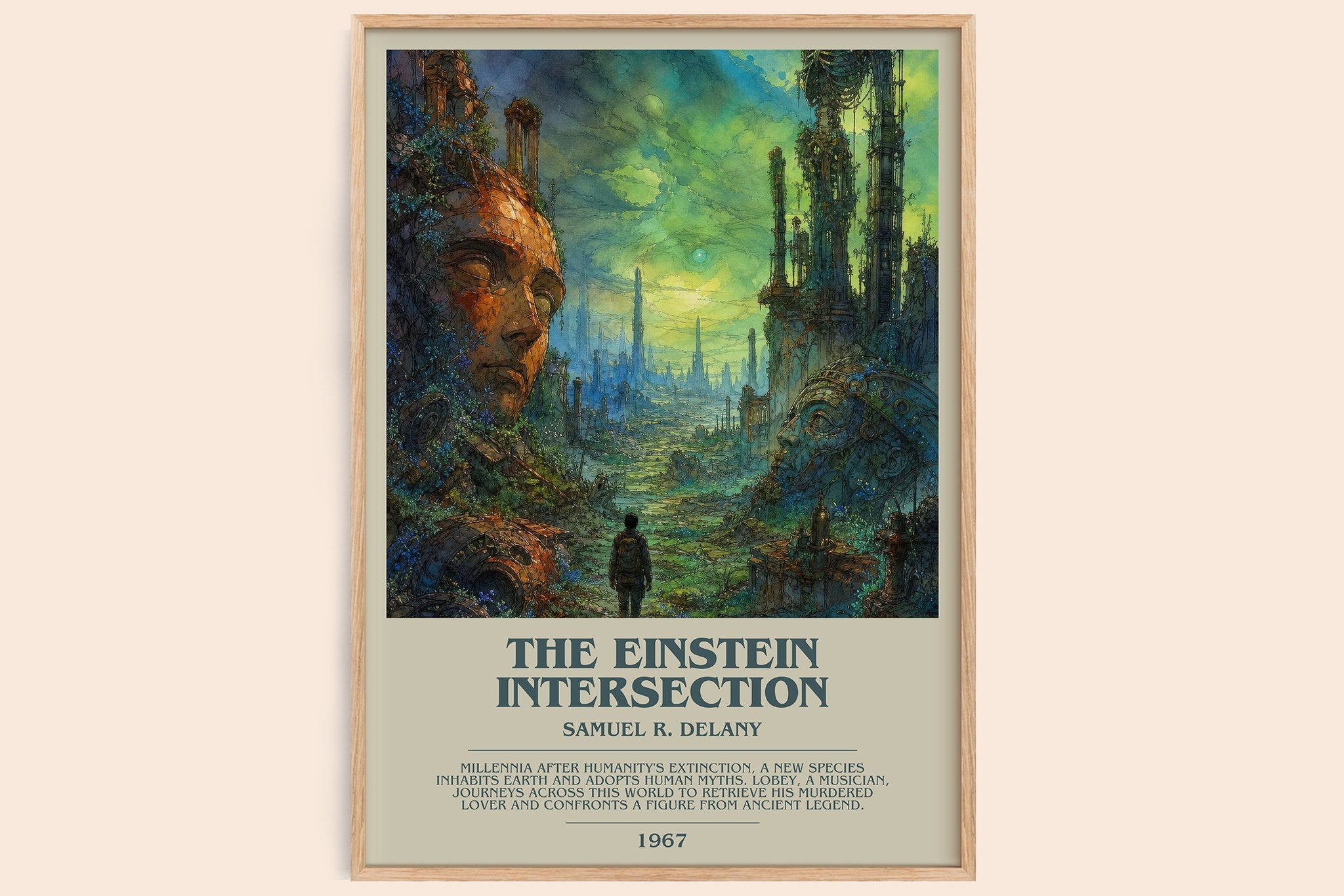 The Einstein Intersection Bookish Wall Art by Samuel R. Delany