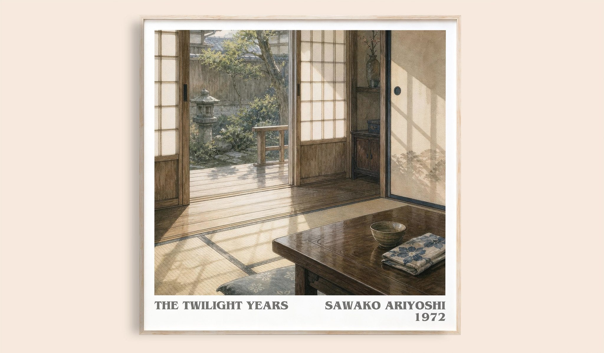 The Twilight Years Literary Art Print by Sawako Ariyoshi