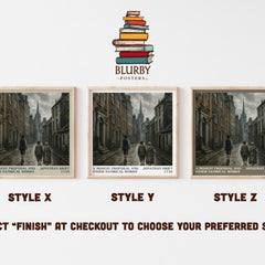 A Modest Proposal and Other Satirical Works literary print framed by window – literary home decor