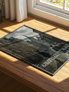 A Modest Proposal and Other Satirical Works watercolour book poster framed on wall – satire wall art