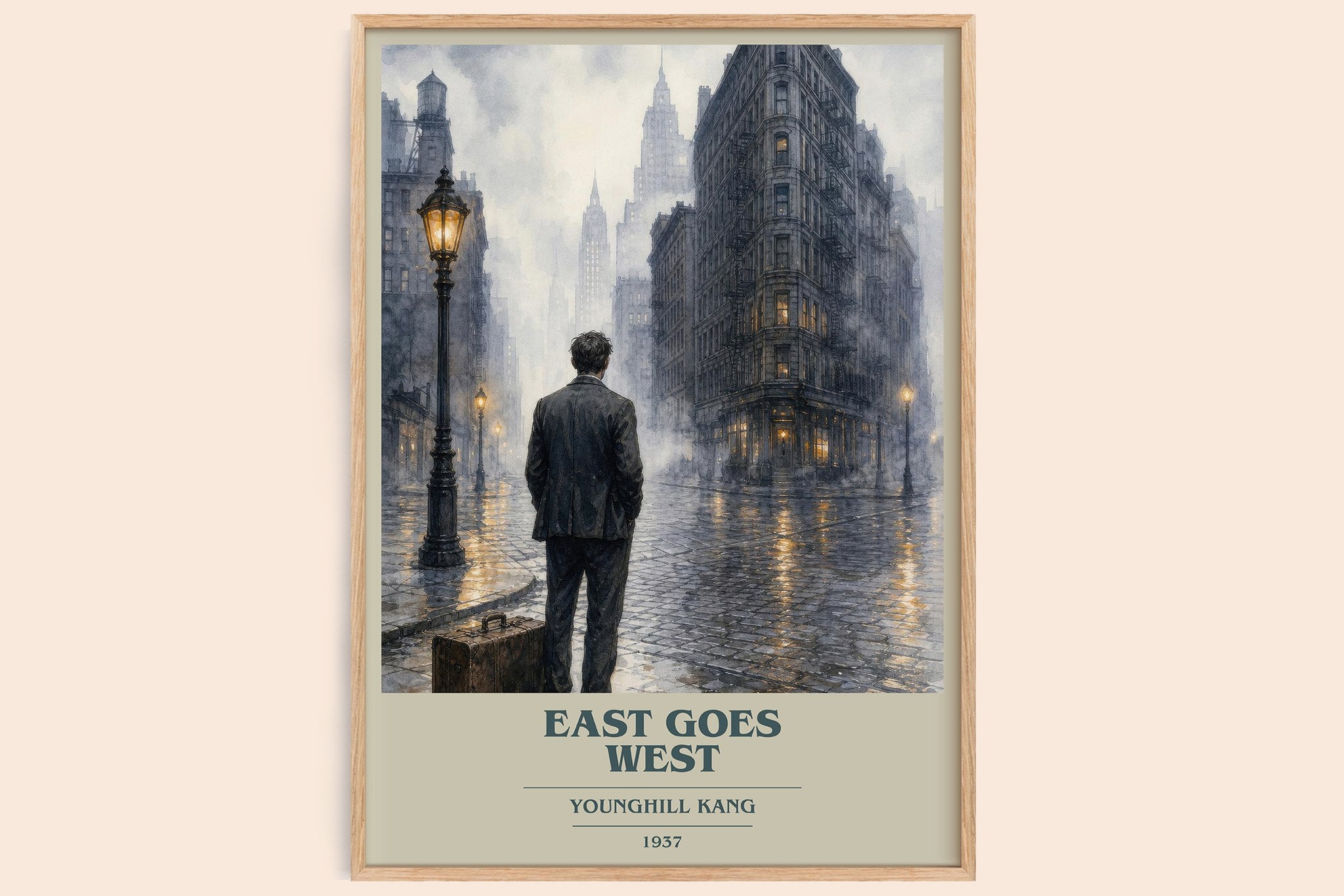 East Goes West Book Cover Poster by Younghill Kang