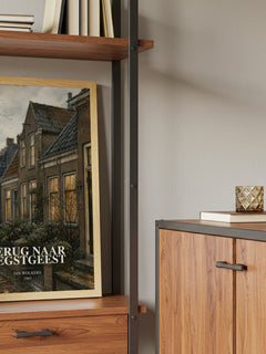Terug naar Oegstgeest book watercolour illustration paper finish options – matte satin gloss