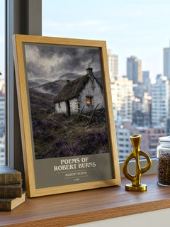 Poems Of Robert Burns book cover poster colour and style options – Robert Burns book art