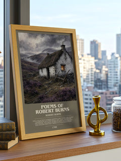 Poems Of Robert Burns bookish poster colour and style options – Robert Burns book art