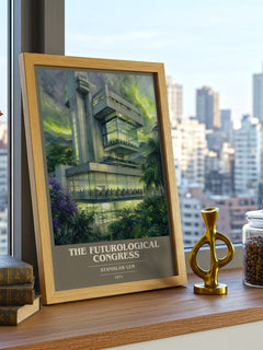 The Futurological Congress book cover poster colour and style options – Stanislaw Lem book art