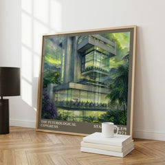 The Futurological Congress literary art print colour and style options – Stanislaw Lem book art