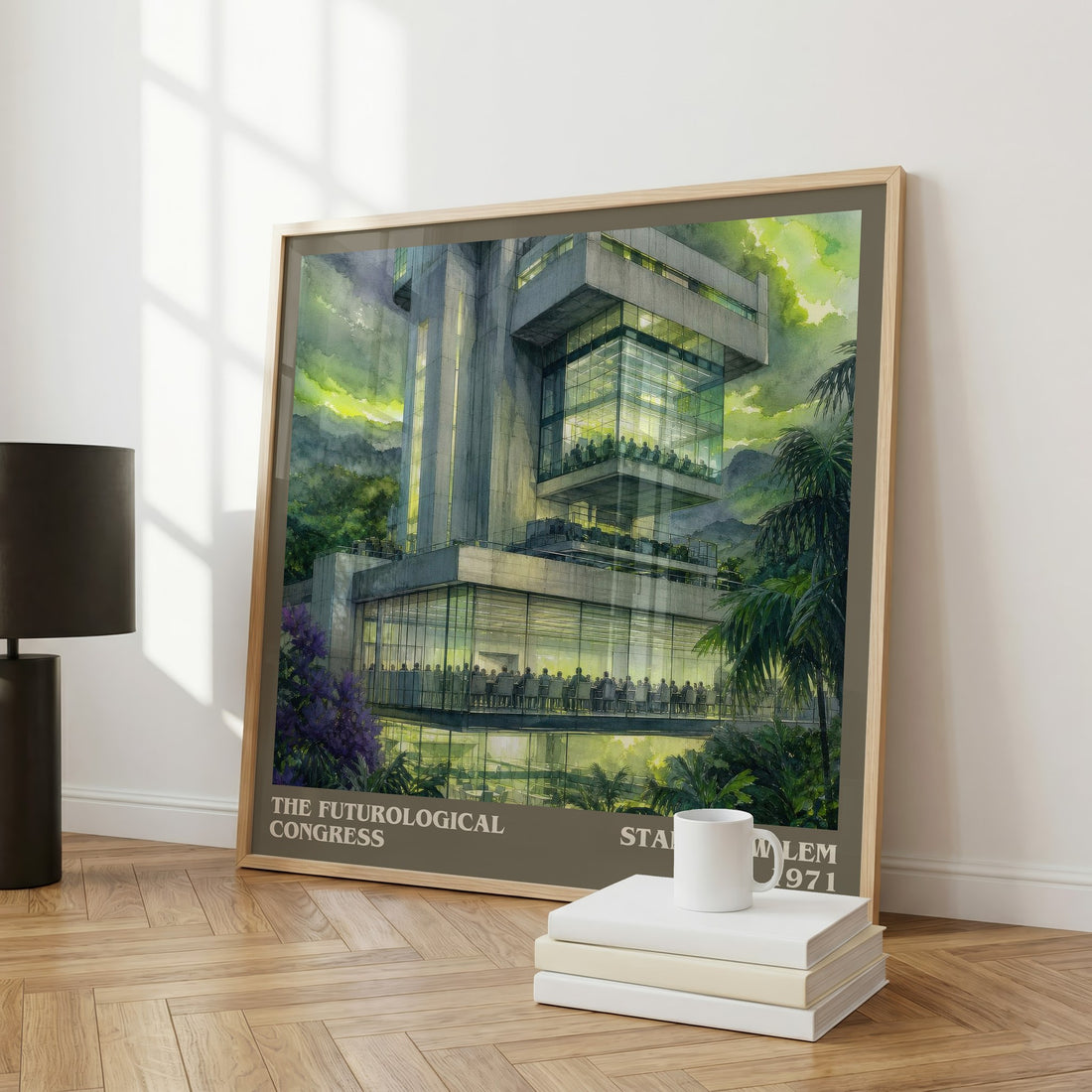 The Futurological Congress literary art print colour and style options – Stanislaw Lem book art