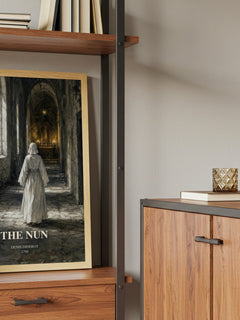 The Nun book watercolour illustration paper finish options – matte satin gloss