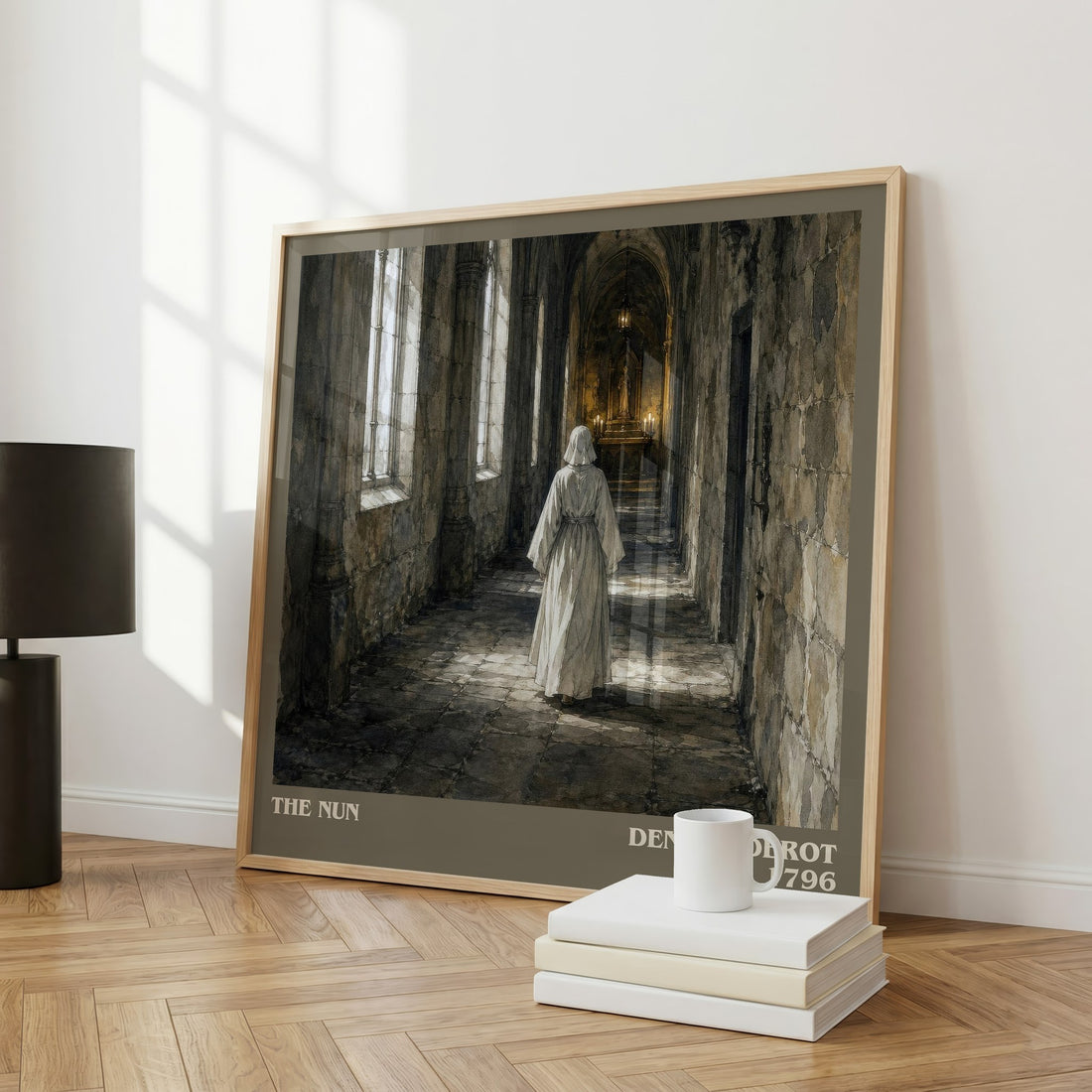 The Nun literary art print colour and style options – Denis Diderot book art