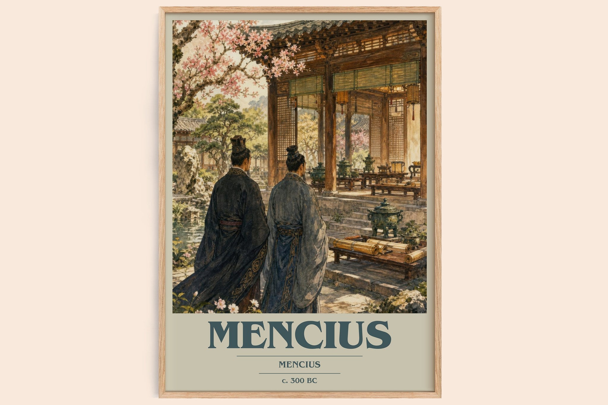 Mencius Book Cover Poster by Mencius