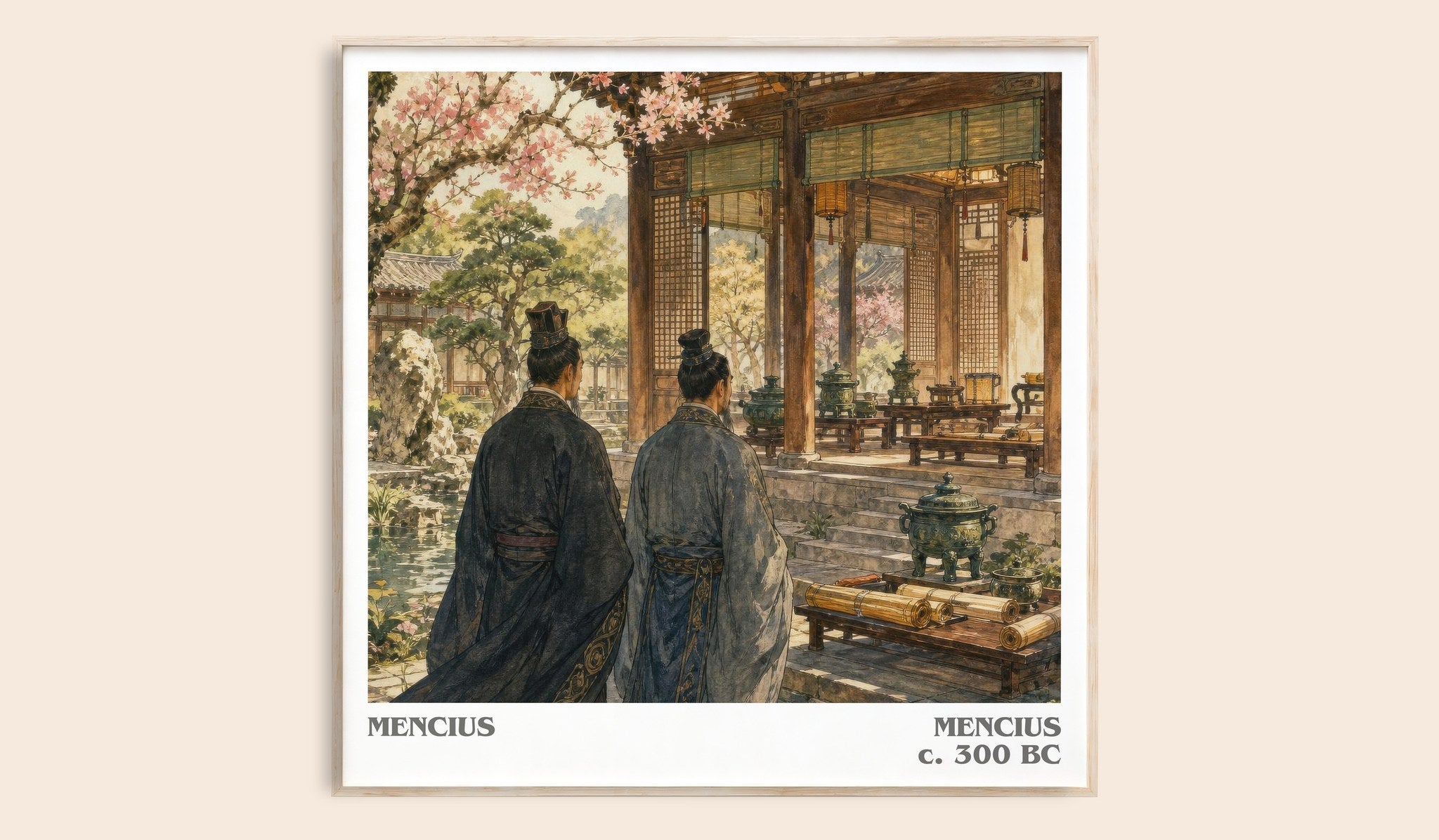 Mencius Literary Art Print by Mencius