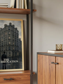 The Interrogation book watercolour illustration paper finish options – matte satin gloss