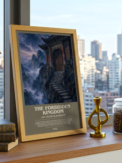 The Forbidden Kingdom bookish poster colour and style options – Jan Jacob Slauerhoff book art