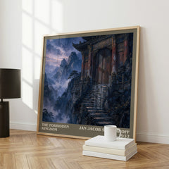 The Forbidden Kingdom literary art print colour and style options – Jan Jacob Slauerhoff book art