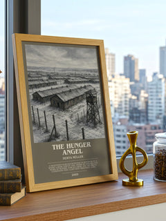 The Hunger Angel bookish poster colour and style options – Herta Müller book art