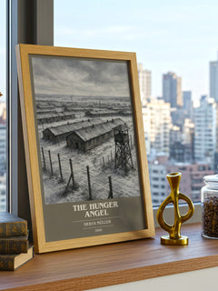 The Hunger Angel book cover poster colour and style options – Herta Müller book art
