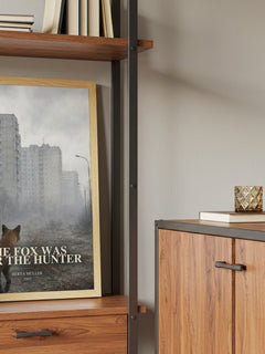 The Fox Was Ever The Hunter book watercolour illustration paper finish options – matte satin gloss