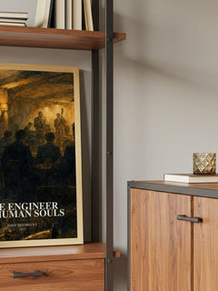 The Engineer of Human Souls book watercolour illustration paper finish options – matte satin gloss