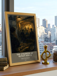 The Engineer of Human Souls book cover poster colour and style options – Josef Škvorecký book art