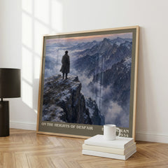 On the Heights of Despair literary art print colour and style options – Emil Cioran book art
