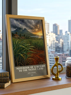 Notebook Of A Return To The Native Land book cover poster colour and style options – Aimé Césaire book art