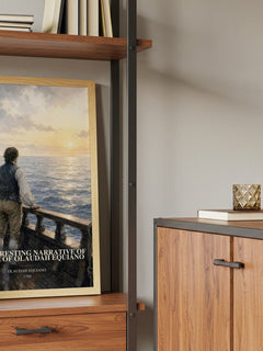 The Interesting Narrative of the Life of Olaudah Equiano book watercolour illustration paper finish options – matte satin