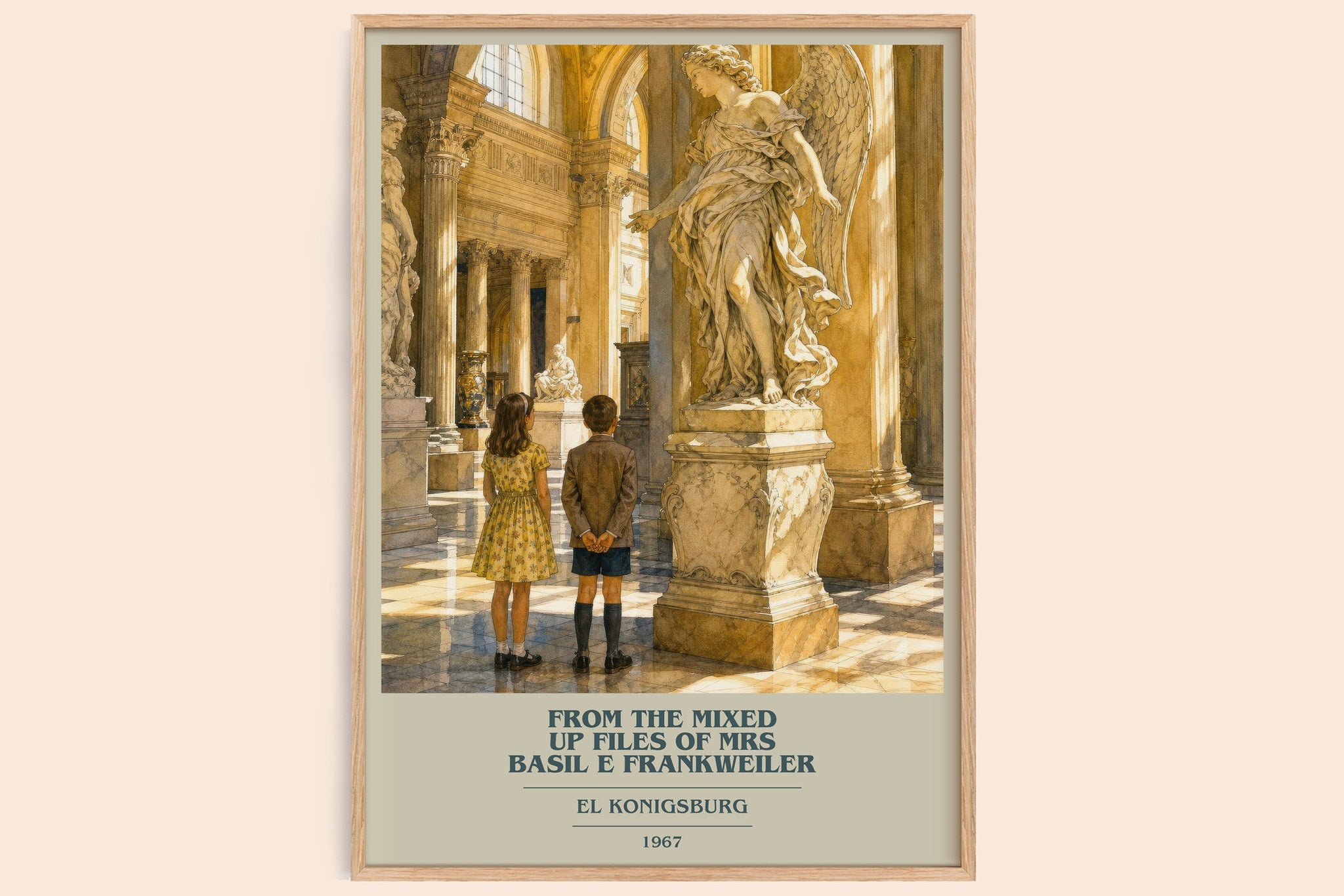 From The Mixed Up Files Of Mrs Basil E Frankweiler Book Cover Poster by EL Konigsburg