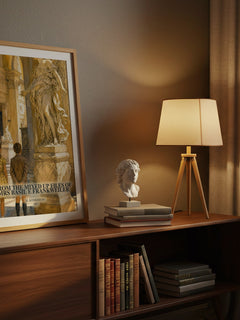 From The Mixed Up Files Of Mrs Basil E Frankweiler watercolour print on bookshelf – EL Konigsburg fan gift