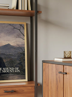 The Sound of the Mountain book watercolour illustration paper finish options – matte satin gloss