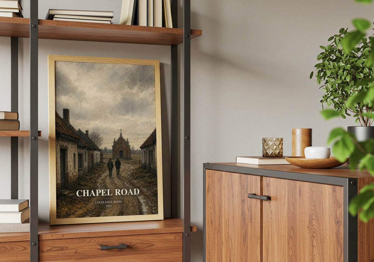 Chapel Road book watercolour illustration paper finish options – matte satin gloss