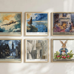 Life In The Folds literary print in frame leaning in hallway – poetry wall art