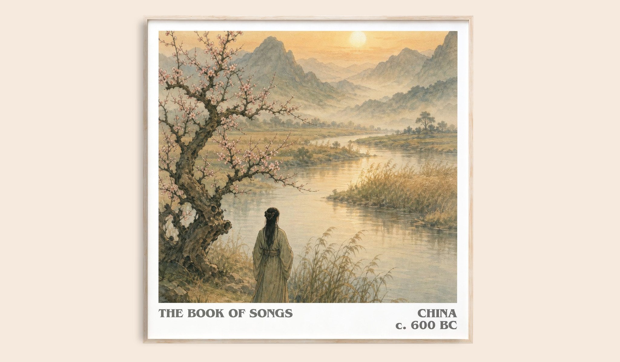The Book of Songs Literary Art Print by China