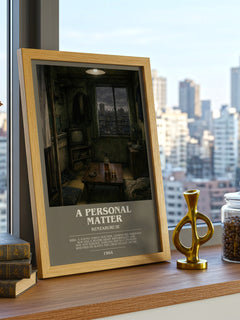A Personal Matter bookish poster colour and style options – Kenzaburō Ōe book art