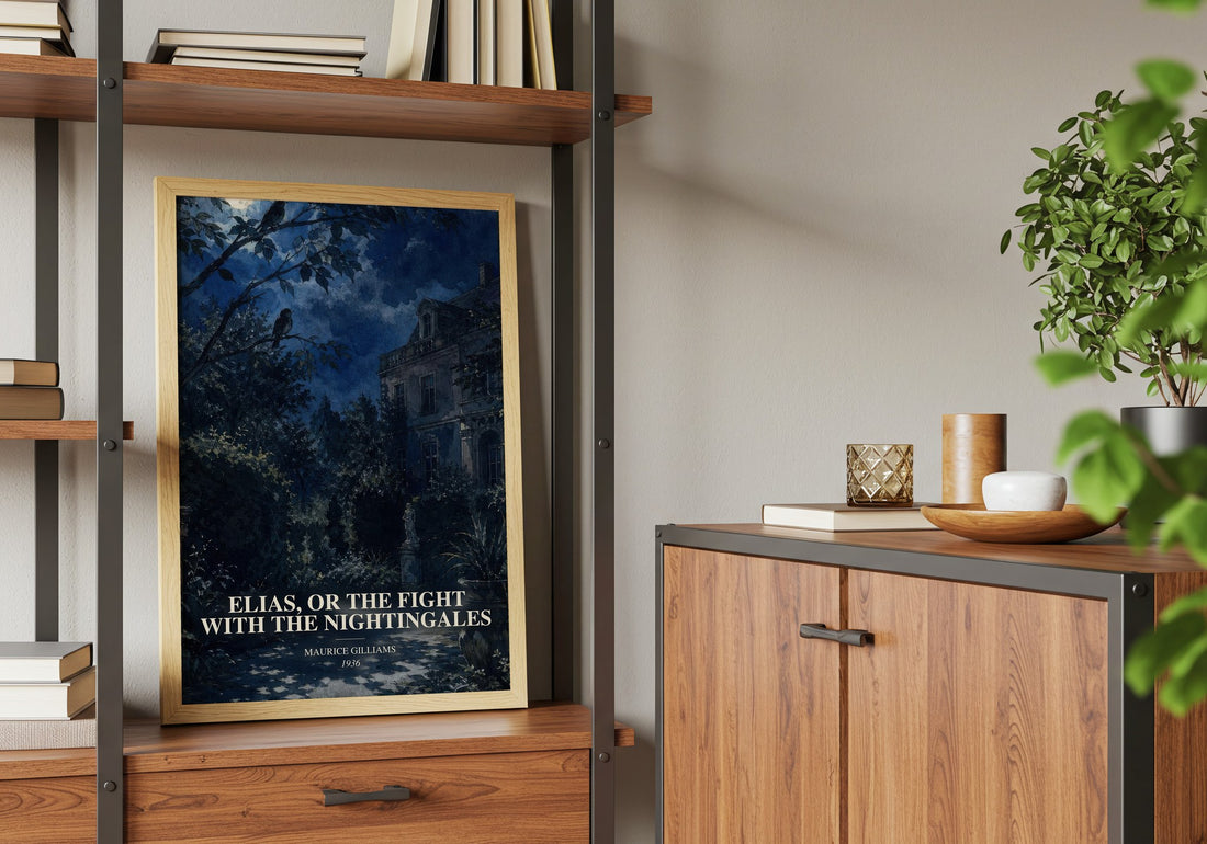 Elias, Or The Fight With The Nightingales book watercolour illustration paper finish options – matte satin gloss