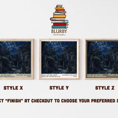Elias, Or The Fight With The Nightingales literary print framed by window – literary home decor
