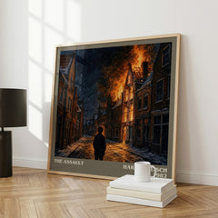 The Assault literary art print colour and style options – Harry Mulisch book art