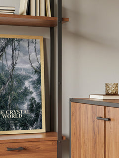 The Crystal World book watercolour illustration paper finish options – matte satin gloss
