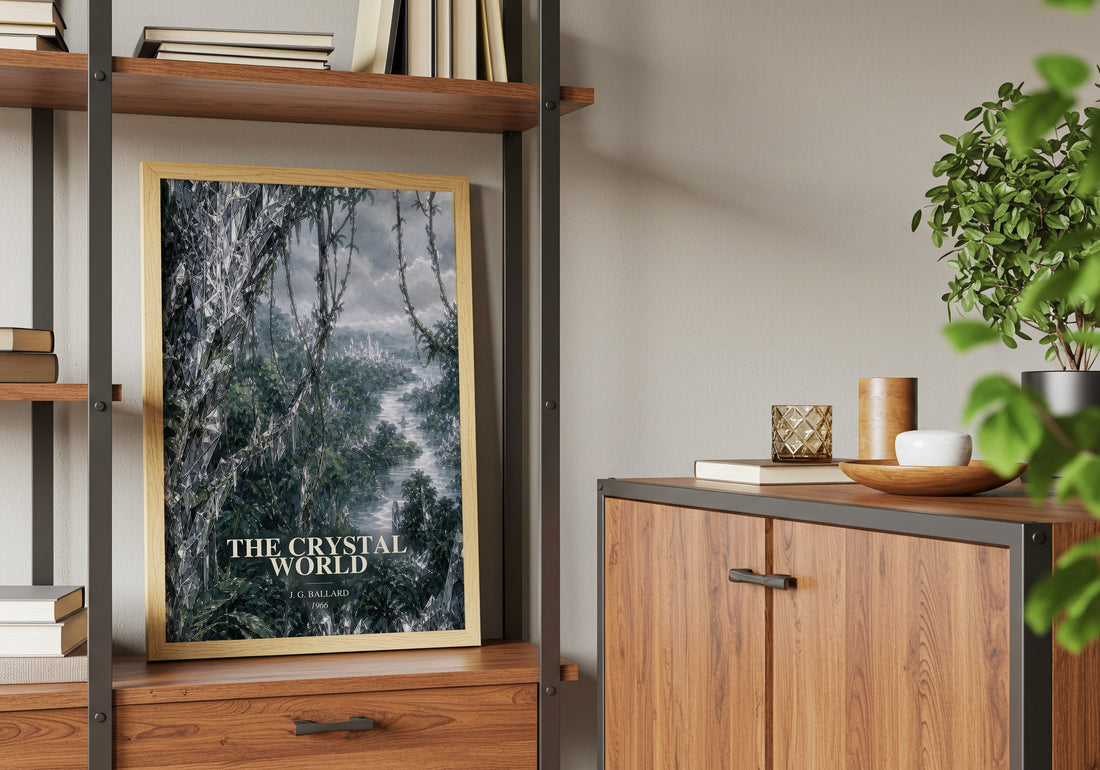 The Crystal World book watercolour illustration paper finish options – matte satin gloss