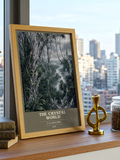 The Crystal World book cover poster colour and style options – J. G. Ballard book art