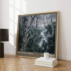 The Crystal World literary art print colour and style options – J. G. Ballard book art