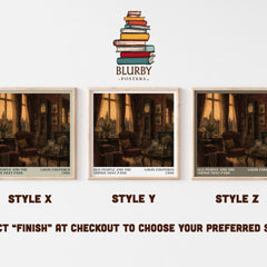 Old People And The Things That Pass literary print framed by window – literary home decor