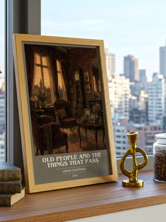 Old People And The Things That Pass book cover poster colour and style options – Louis Couperus book art