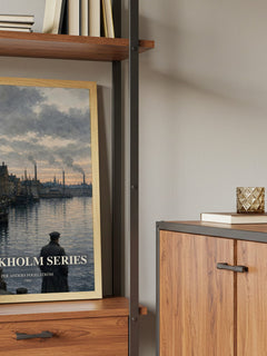 Stockholm series book watercolour illustration paper finish options – matte satin gloss