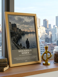 Stockholm series bookish poster colour and style options – Per Anders Fogelström book art