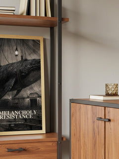 The Melancholy of Resistance book watercolour illustration paper finish options – matte satin gloss